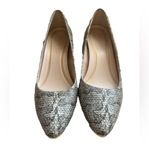 Cole Haan Grand Ambition Snake Print Wedges
